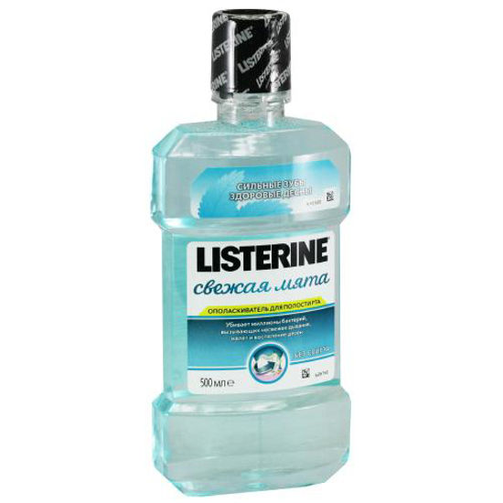 Ополаскиватель для ротовой полости Listerine (Листерин) Свежая мята 500мл